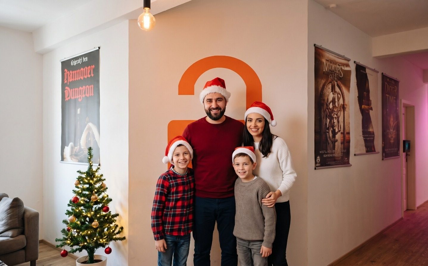 Christmas party at Escape Nienburg, festive atmosphere