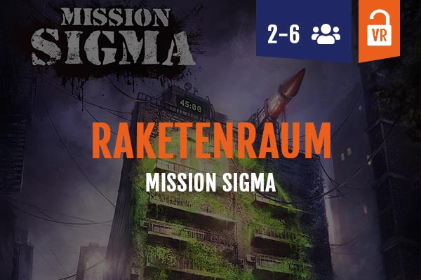 VR escape room Mission Sigma, 2-6 people