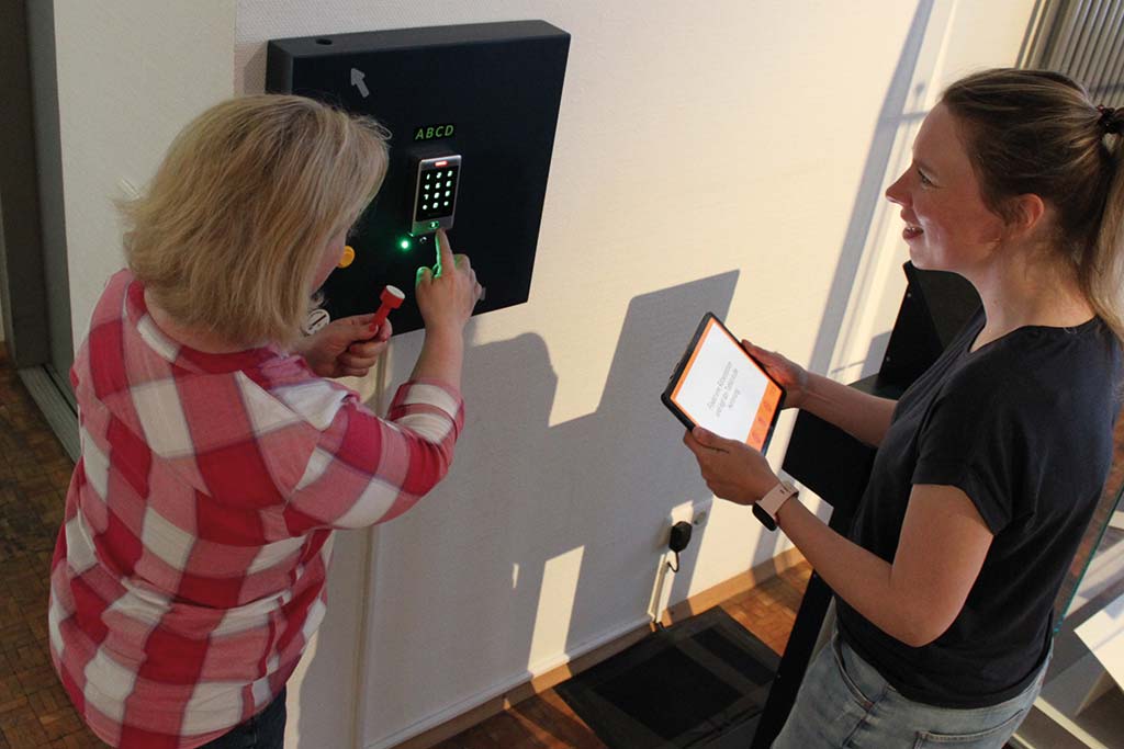 Interaktive Elemente in der Ausstellung