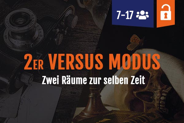 2er-Versus-Modus: Buchungsgrafik für 7-17 Personen