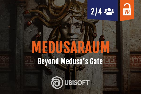 VR escape room Beyond Medusa's Gate, 2 or 4 people