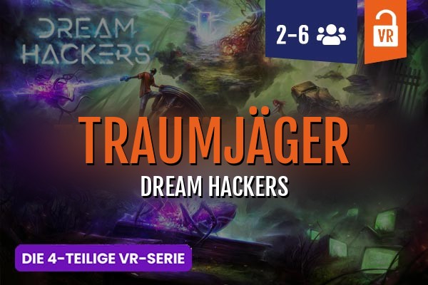 Traumjägerraum Dream Hackers: Buchungsgrafik für 2-6 Personen