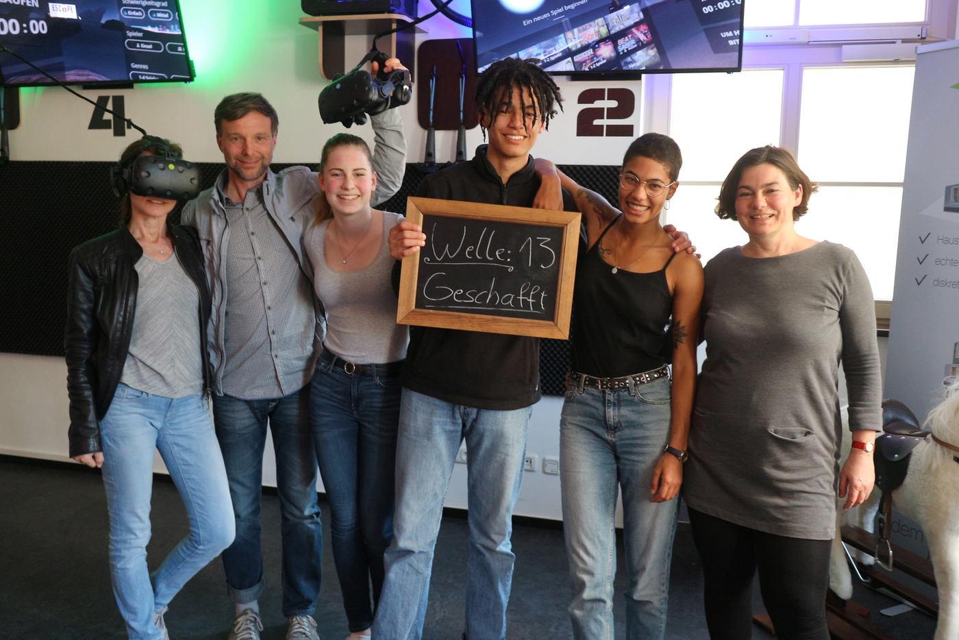 Teambuilding Nienburg, Team nach dem gemeinsam gelösten Escape Room